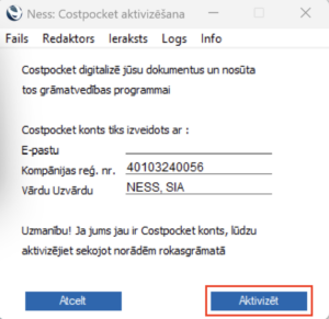 costpocket aktivizesana