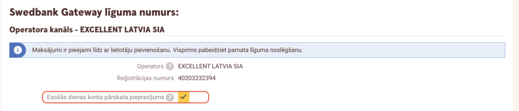 Swedbank Gateway līguma parakstīšana ar Smart-ID