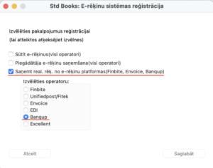 Banqup e-rēķinu sistēmas reģistrācija