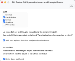 Pamatdatu pārsūtīšana un dzēšana
