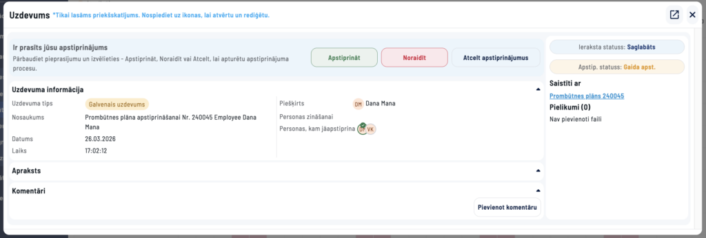 Uzdevuma priekšskatījums