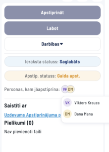 Apstiprinājuma aktivitāte