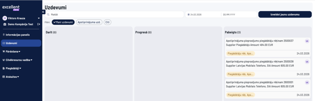 Pabeigta aktivitāte