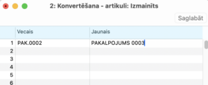 artikulu konvertesana