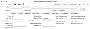 līguma nr. realizācijas rēķinā