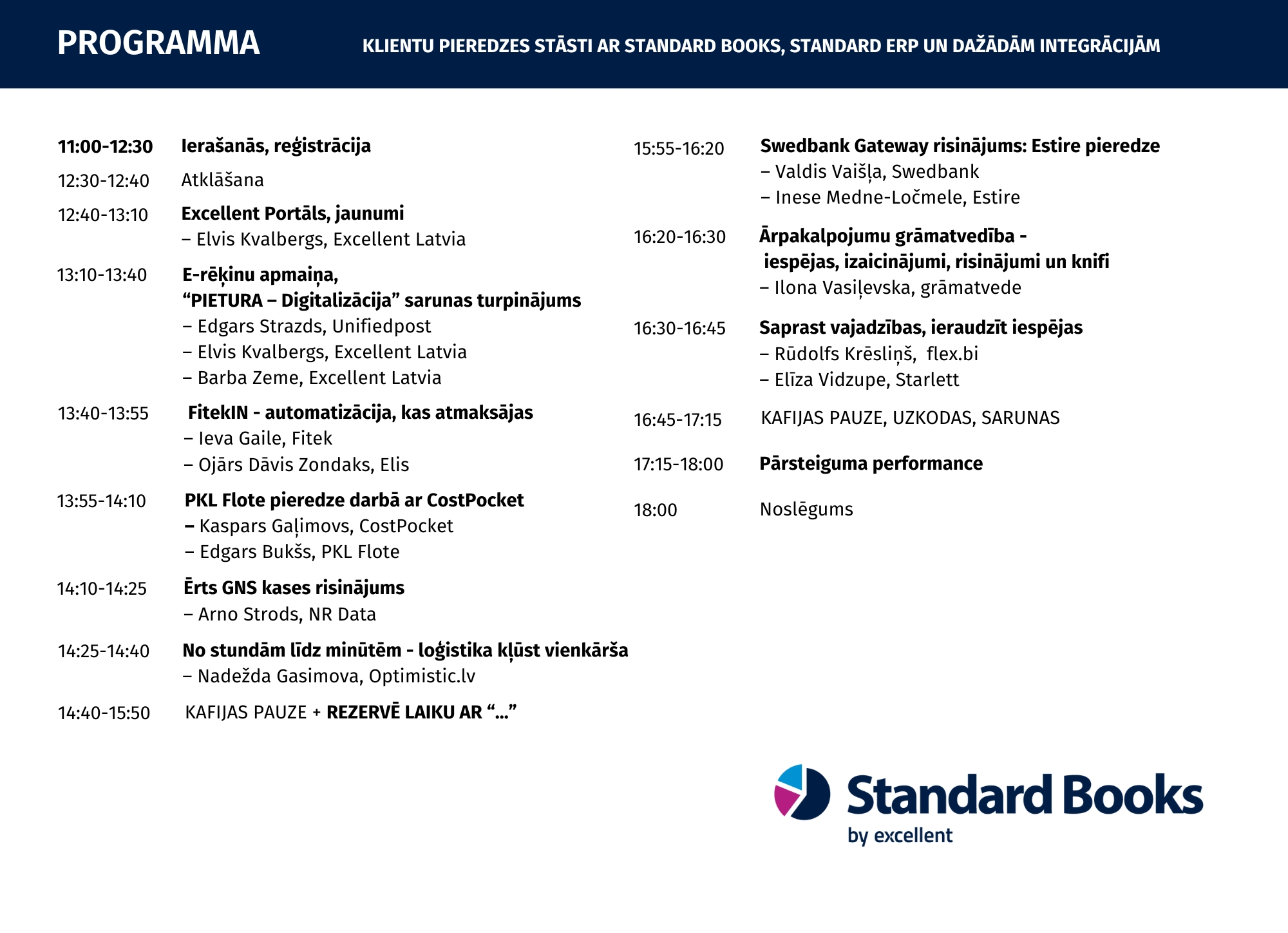 Excellent Latvia Klientu diena 2025 programma